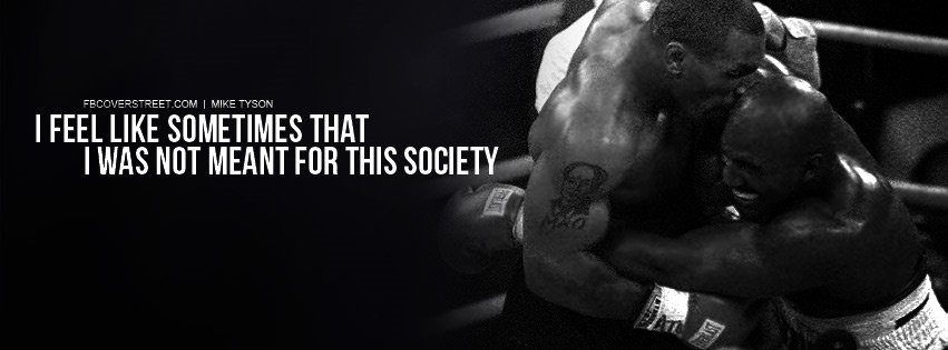 Mike Tyson Evander Holyfield Ear Bite Facebook cover