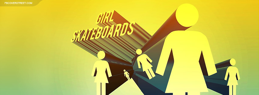 Girl Skateboards Video Logo Facebook cover