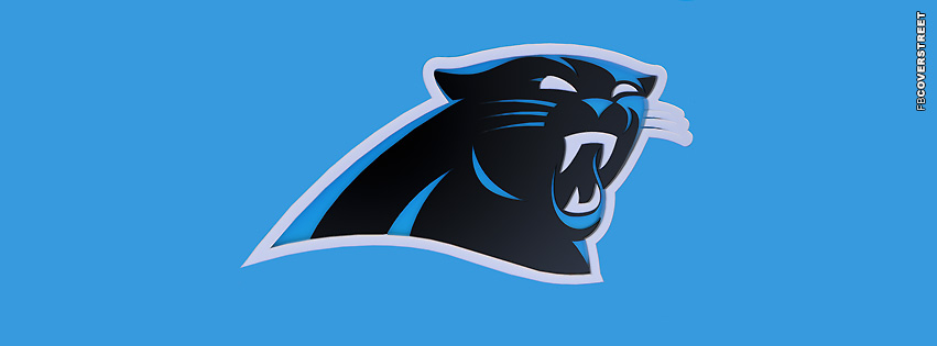 Carolina Panthers Simple Blue Logo Facebook cover