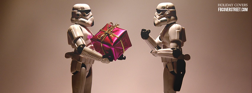 Storm Trooper Christmas Facebook cover