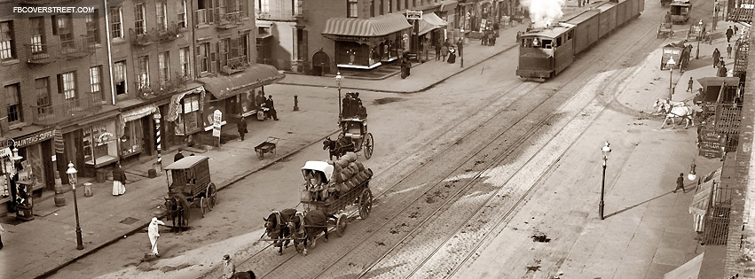 Old New York City 2 Facebook cover