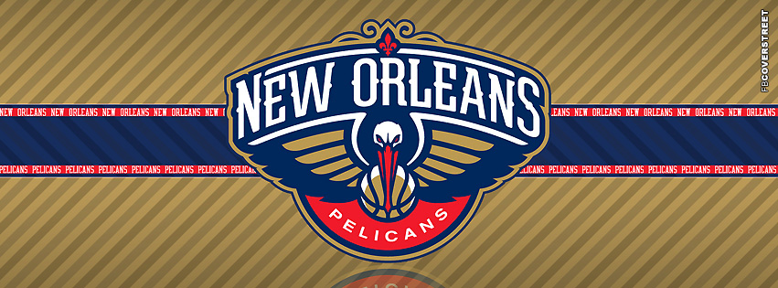 New Orleans Pelicans Striped Facebook cover
