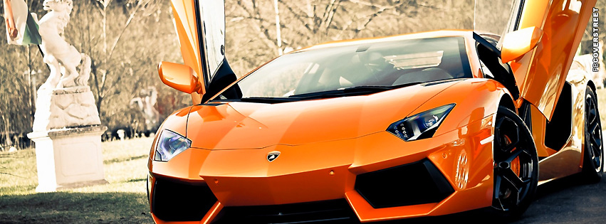 Super Lamborghini Aventador  Facebook cover