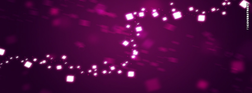 Purple Flowing Squares  Facebook cover