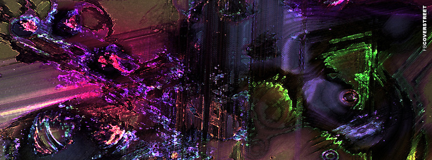 Colorful Grunge Painting  Facebook cover