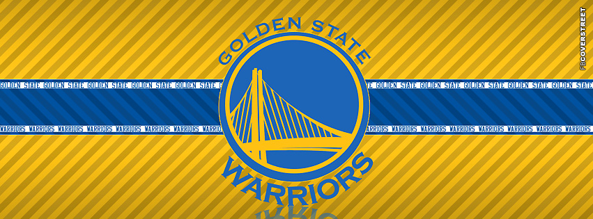 Golden State Warriors Striped Facebook cover