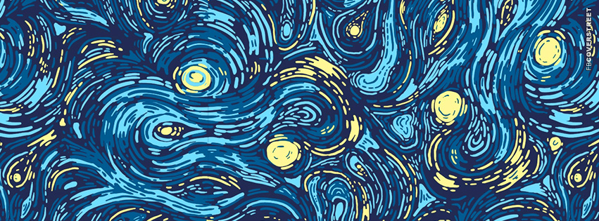 Starry Night Artwork  Facebook cover