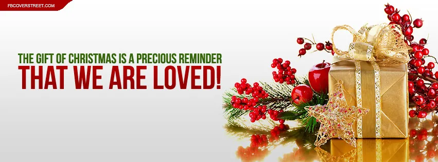 Christmas Is A Precious Reminder Quote Facebook Cover