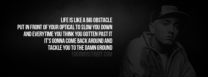 Eminem Life Facebook cover