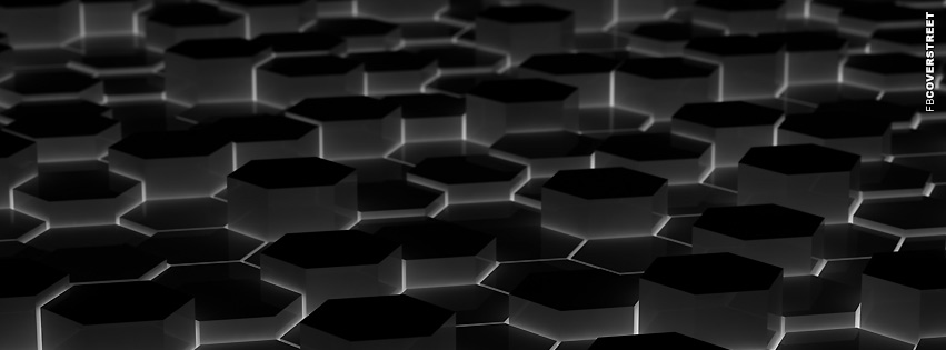 Black Honeycombs  Facebook Cover