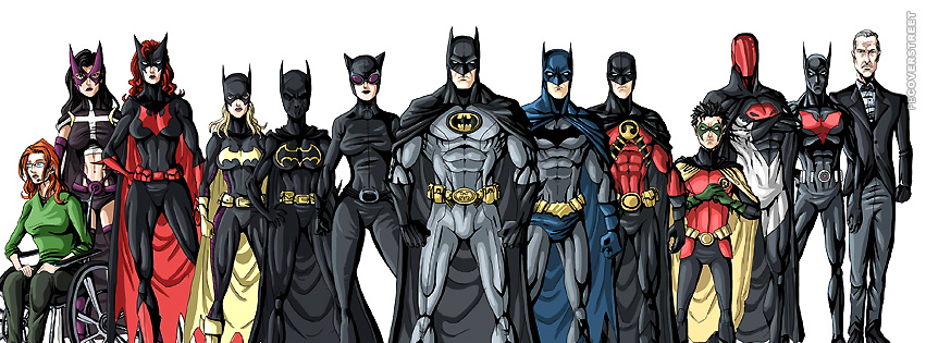 Batman Cartoon Characters  Wallpaper
