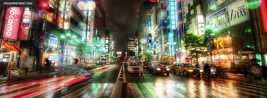 Tokyo Japan Motioned City Light Wallpaper