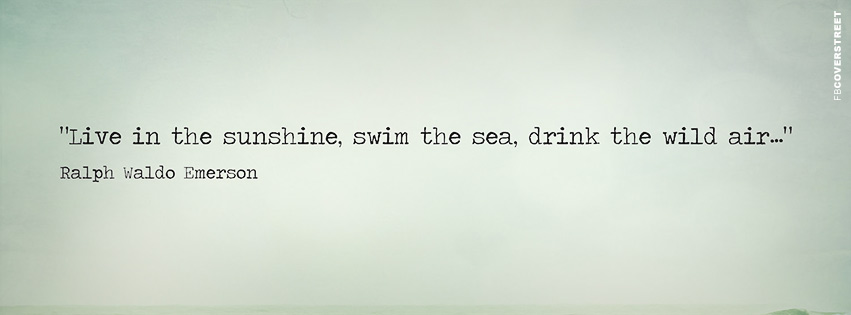 Live In The Sunshine Quote 2  Wallpaper