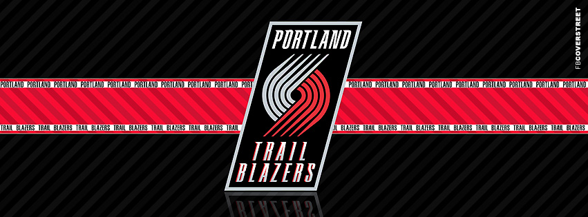 Portland Trail Blazers Striped Cover  Wallpaper