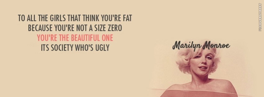 Marilyn Monroe Overweight Quote  Wallpaper