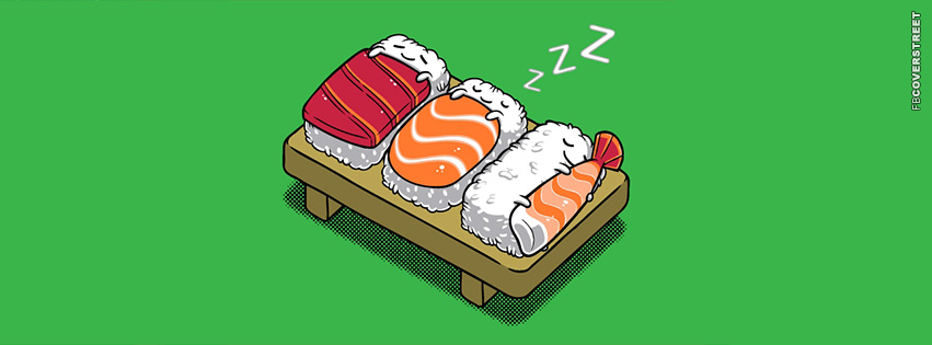 Sleeping Sushi  Facebook Cover