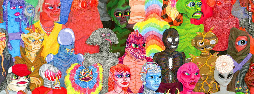Strange Aliens  Facebook Cover