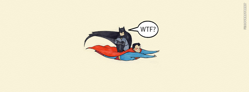 Batman Flying on Superman  Wallpaper