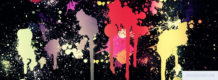 Colorful Splatter Wallpaper