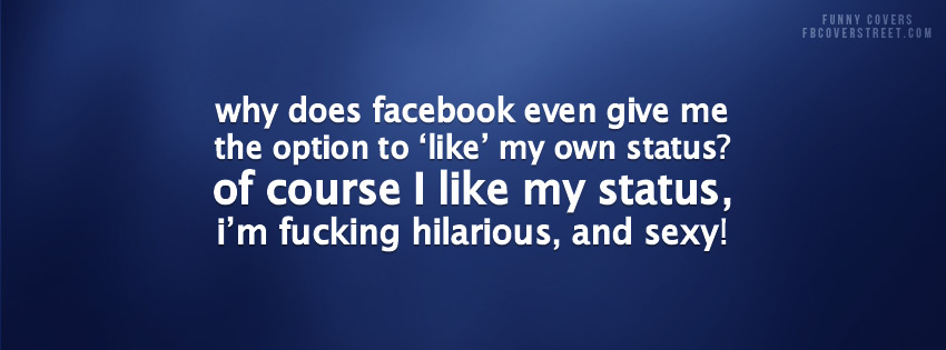 Facebook Like My Own Status Wallpaper