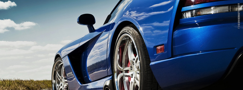 Dodge Viper Blue FB Cover  Picture