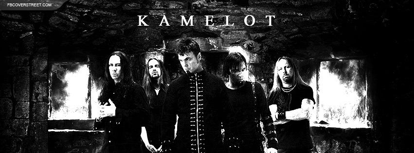 Kamelot Band Black and White Photo Wallpaper