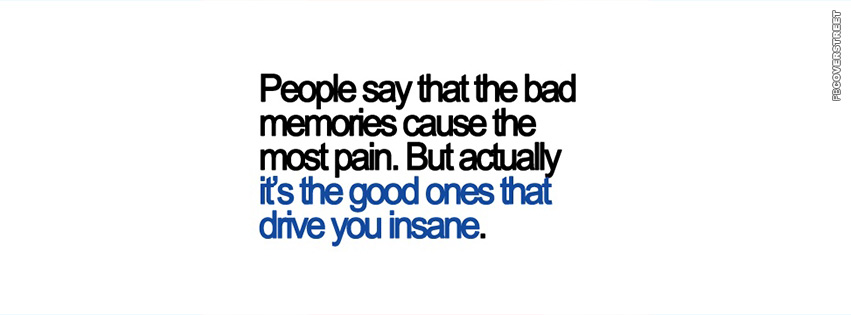 Bad Memories Cause The Most Pain  Wallpaper