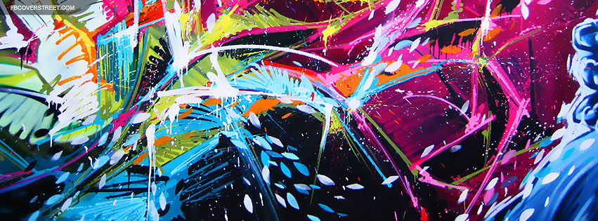 Colorful Graffiti Paint Splash Picture