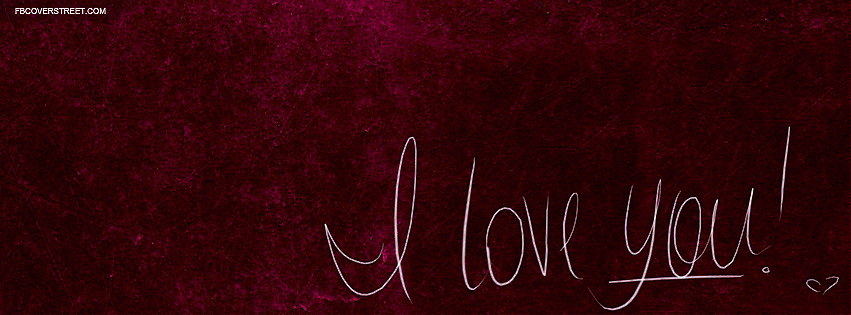 I Love You Grungy Dark Wall Wallpaper