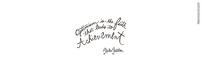 Optimism Is Faith  Picture