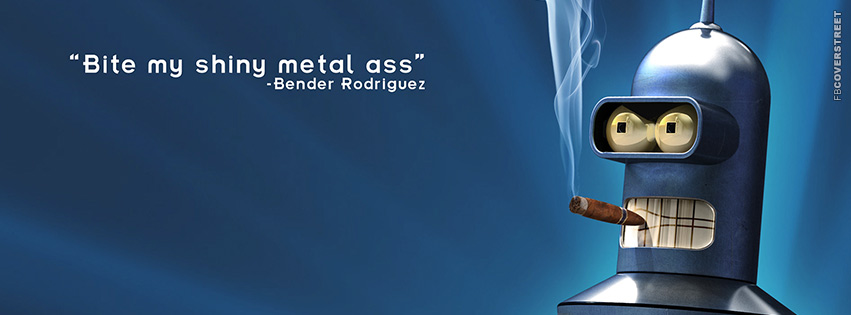 Bender Bite My Shiny Metal Ass Cover  Wallpaper