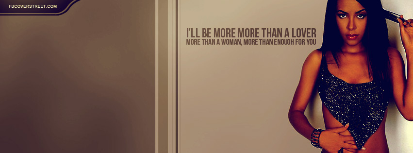 Aaliyah More Than A Lover Quote Wallpaper