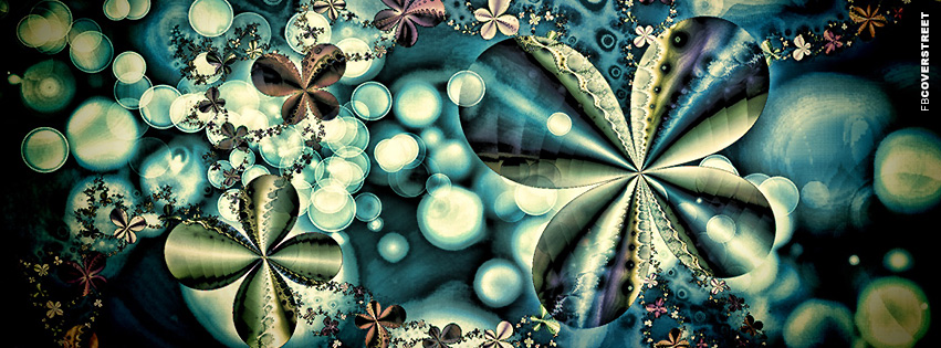 Abstract Fractal Flowers  Wallpaper