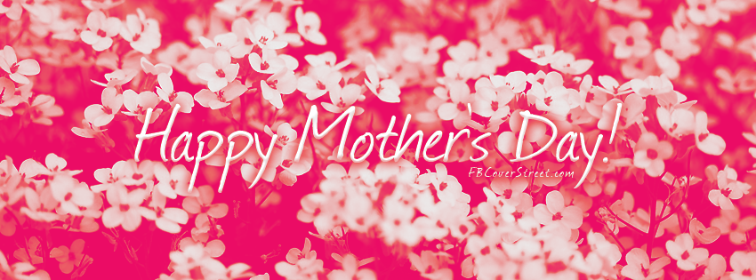 Happy Mothers Day Wild White Flowers Wallpaper