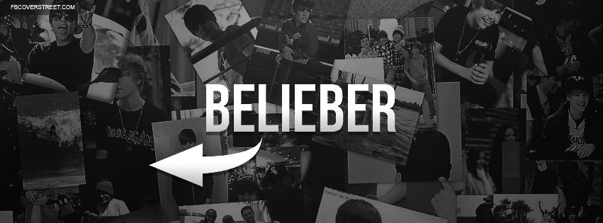 Belieber Collage Facebook Cover