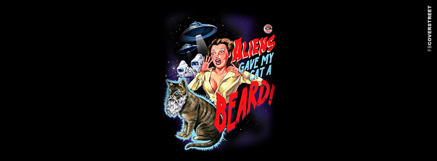 Aliens Gave My Cat A Beard  Wallpaper