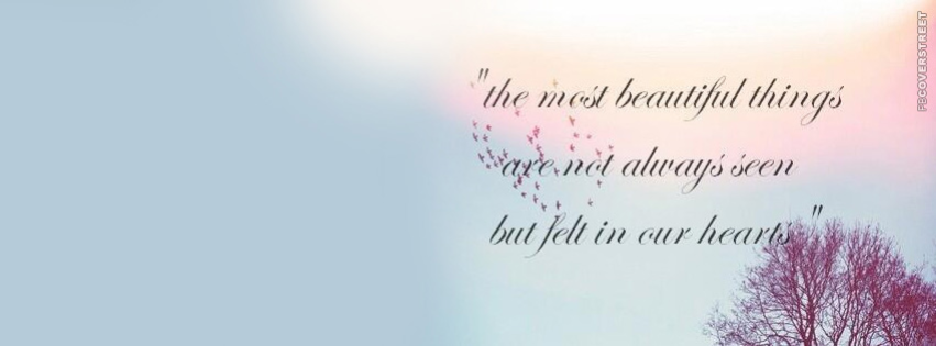 The Most Beautiful ThingsQuote Cover  Wallpaper