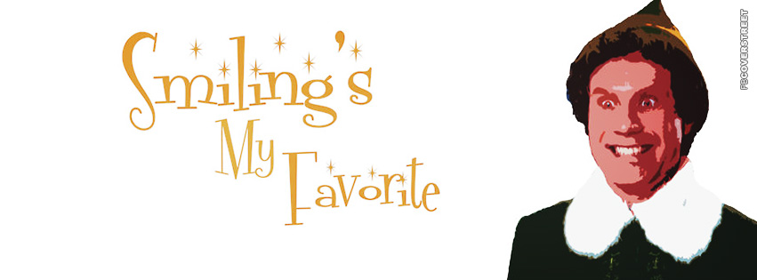 Smilings My Favorite Elf Movie Will Ferrell Quote  Wallpaper