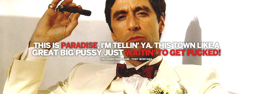 This Is Paradise Tony Montana Scarface Quote Colored Wallpaper