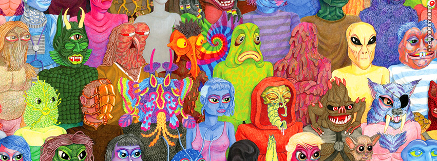 Hipster Alien Artwork  Picture