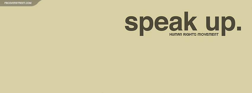 Speak Up Human Rights Movement Wallpaper