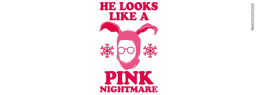 He Looks Like A Pink Nightmare Christmas Story  Wallpaper