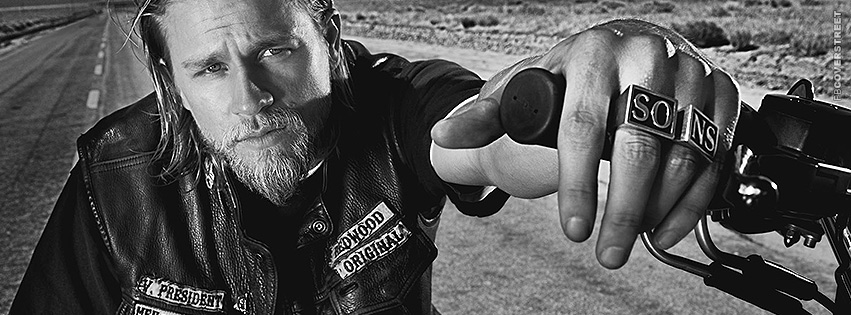 Jax Teller Stare Sons of Anarchy Photograph Cover  Wallpaper
