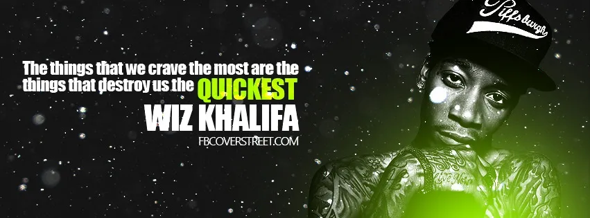 Wiz Khalifa Destroy Yourself Facebook cover