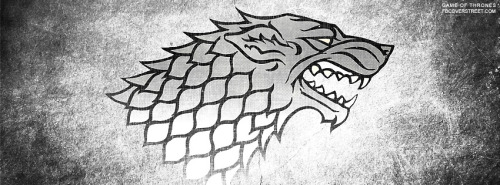 Game of Thrones Winterfell Logo Facebook Cover